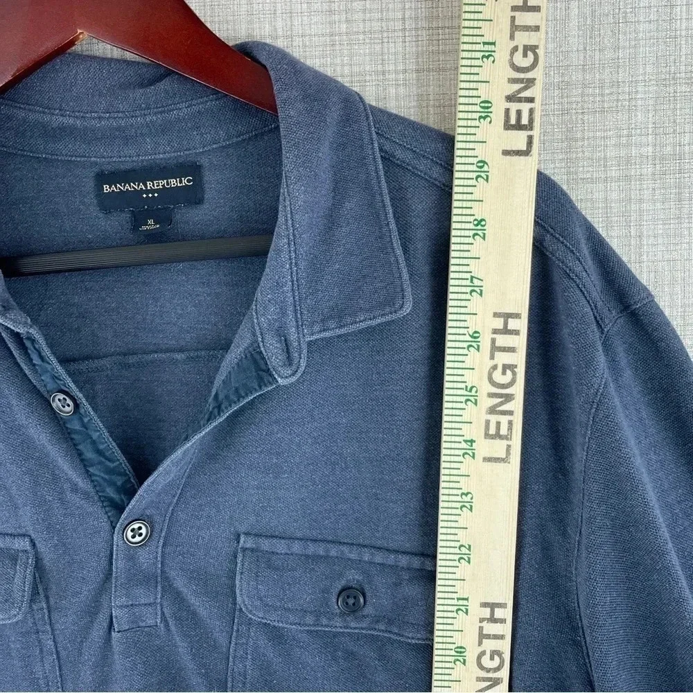 Banana Republic long sleeve shirt Mens Size XL blue 2331